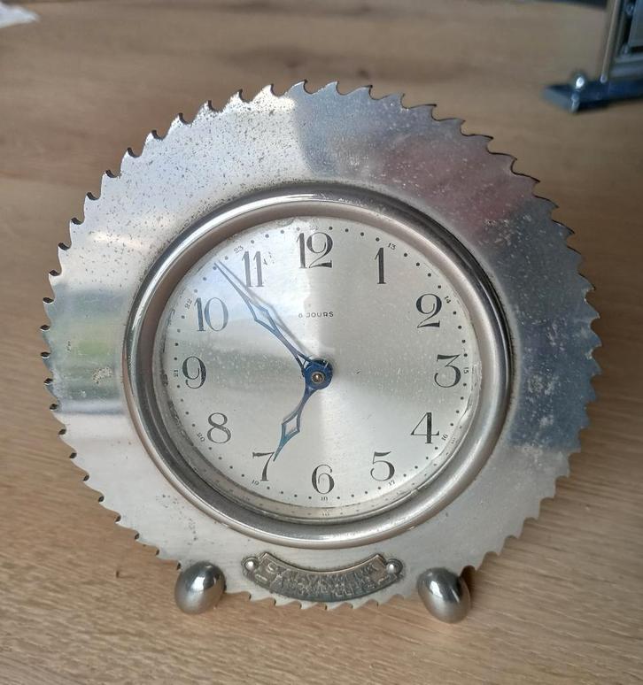 Oude wekker, Antiek en Kunst, Curiosa en Brocante, Ophalen of Verzenden