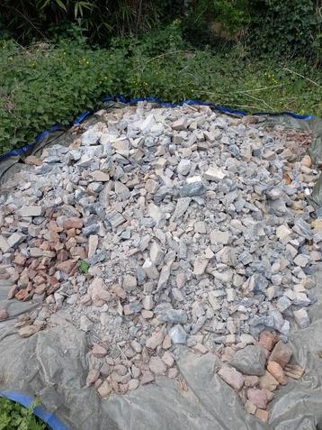 Gratis zuiver steenpuin beton en baksteen, Ophalen