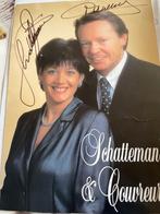 Prent + handtekening Schattemans en Couvreur, Gebruikt, 1980 tot heden, Ophalen of Verzenden, Prent