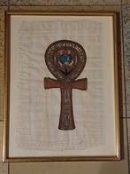 Originele tekening op papyrus, Antiek en Kunst, Ophalen of Verzenden