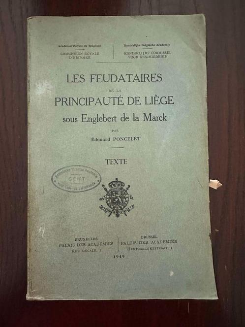 LIÈGE LIMBOURG Les feudataires de la Principauté de Liège so, Antiek en Kunst, Antiek | Boeken en Manuscripten, Ophalen of Verzenden