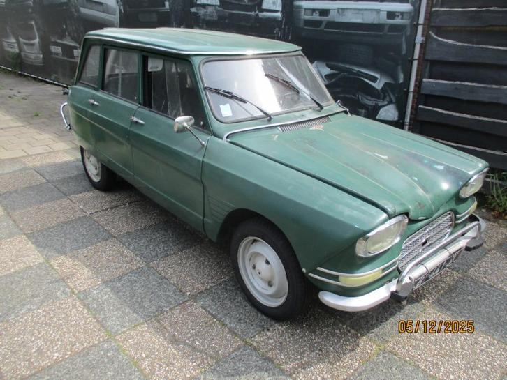 Keiharde citroen ami 6 1969, Auto's, Oldtimers, Bedrijf, Citroën, Diesel, Break, 5 deurs, Handgeschakeld, Groen, Kunstmatig leder