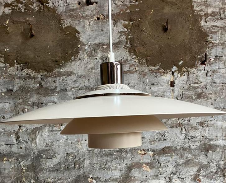 Deense hanglamp DesignLight vintage, Huis en Inrichting, Lampen | Hanglampen, Zo goed als nieuw, Minder dan 50 cm, Metaal, Ophalen