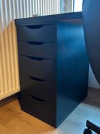 Ladeblok zwarte houstructuur, Huis en Inrichting, Ophalen, Zo goed als nieuw