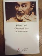 Livre conversations et entretiens primo levi, Boeken, Ophalen of Verzenden, Primo levi