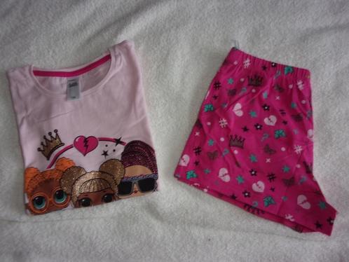 2 delig zomers meisjes pyjama. Maat 134., Enfants & Bébés, Vêtements enfant | Taille 134, Comme neuf, Fille, Vêtements de nuit ou Sous-vêtements