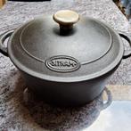 Cocotte en fonte sitram, Huis en Inrichting, Keuken | Potten en Pannen, Ophalen, Gebruikt, Gietijzer, Kookpan of Snelkookpan