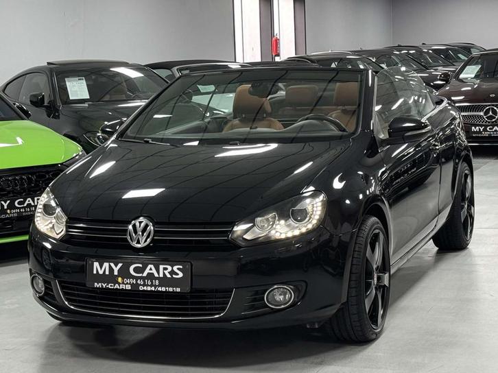 Volkswagen GOLF Cabriolet 1.6 Tdi Clim Cuir Gps Xenon Camera, Auto's, Volkswagen, Bedrijf, Te koop, Golf, ABS, Achteruitrijcamera