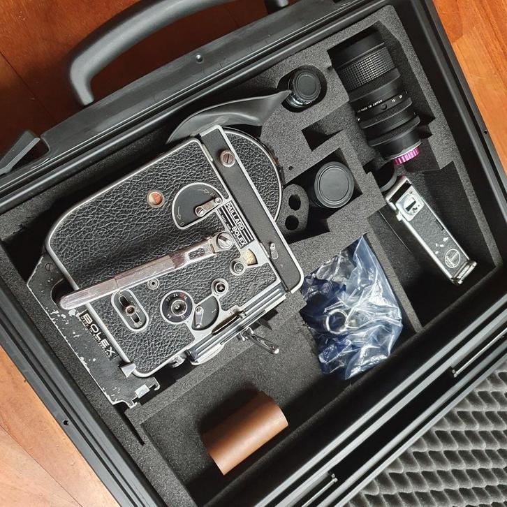 Bolex H16 Reflex Rex plus "prime" Lens set, Audio, Tv en Foto, Videocamera's Analoog, Camera, Overige soorten, Ophalen of Verzenden