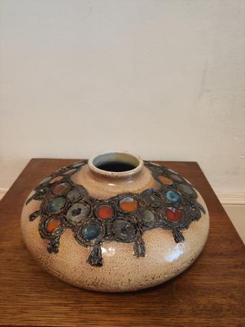 Keramiek Elisabeth Vandeweghe Perignem 1960 Vintage Signed beschikbaar voor biedingen