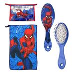 Spiderman Toilettas Gevuld - 3 Delig - Marvel, Bijoux, Sacs & Beauté, Trousses de toilette, Enlèvement ou Envoi, Neuf, Bleu, Garçon