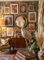 kraanvogel vintage beeld, Ophalen