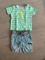 Set Babykleren Jeans Short+T-shirt (maat 68 / 6 maand), Kinderen en Baby's, Ophalen of Verzenden, Jongetje, Zo goed als nieuw