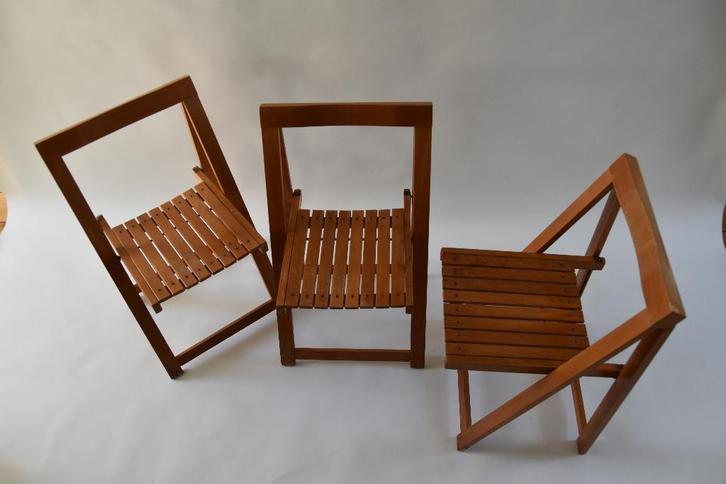 Trieste chair by Aldo Jacober for Alberto Bazzani, Huis en Inrichting, Stoelen, Gebruikt, Drie, Hout, Overige kleuren, Ophalen