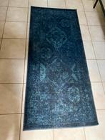 Tapijt blauw zwart, Huis en Inrichting, Ophalen, Zo goed als nieuw, Zwart