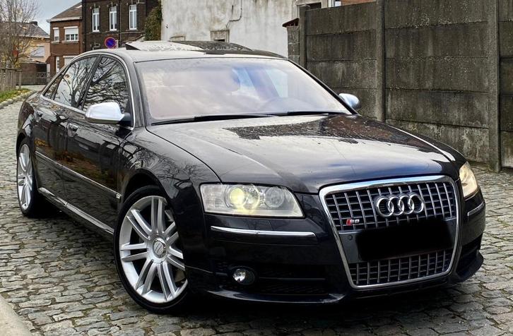 AUDI S8 5.2 V10 450pk 2008/VOLLEDIGE OPTIES/JA20"/10.499€, Auto's, Audi, Bedrijf, Te koop, S8, ABS, Airbags, Airconditioning, Alarm