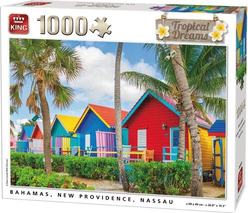 Puzzel Bahama's - 1000 stuks, Hobby en Vrije tijd, Denksport en Puzzels, Zo goed als nieuw, Legpuzzel, 500 t/m 1500 stukjes, Ophalen of Verzenden