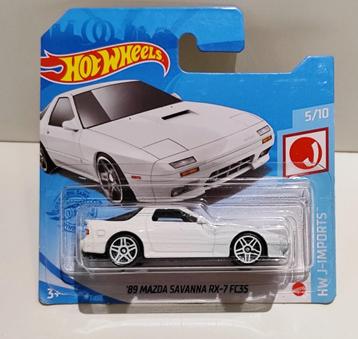 Hot Wheels '89 Mazda Savanna RX-7 FC35 Wit (2021) beschikbaar voor biedingen