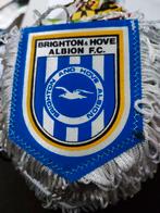 Brighton&Hove Albion Bannière Rétro 8x10cm avec frange, Envoi, Neuf