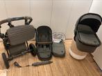 Kinderwagen Kidsriver 3 in 1 donkergrijs, Kinderen en Baby's, Kinderwagens en Combinaties, Gebruikt, Luchtbanden, Ophalen, Kinderwagen