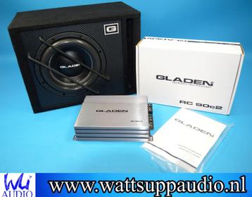 Gladen SQX 8 + RC90c2 Subwoofer set 8 inch beschikbaar voor biedingen