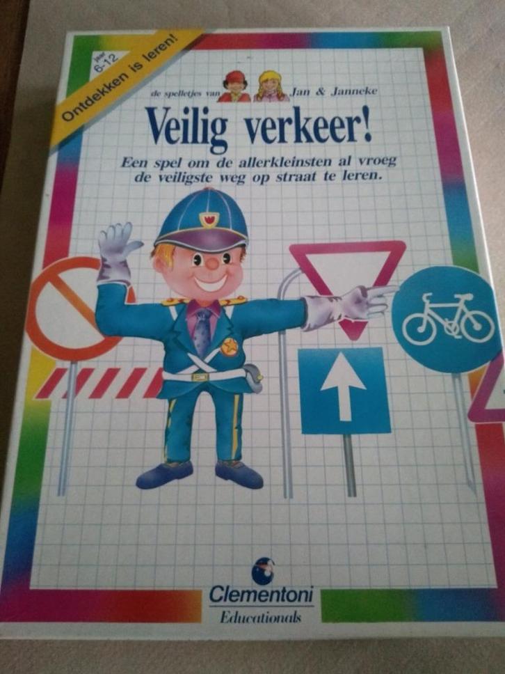 Veilig verkeer! - Clementoni - gezelschapsspel, Hobby en Vrije tijd, Gezelschapsspellen | Bordspellen, Zo goed als nieuw, Ophalen of Verzenden