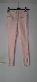 roze dames broek met ritsjes mt 38/40, Kleding | Dames, Broeken en Pantalons, Nieuw, Ophalen of Verzenden, Roze, Lang