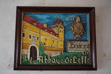 reliëf kader abdij van leffe - 72,5 cm x 57,5 cm beschikbaar voor biedingen