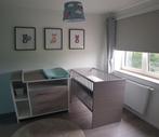 Meegroeibed en commode met verzorgingstafel, Enlèvement, Comme neuf, Garçon ou Fille