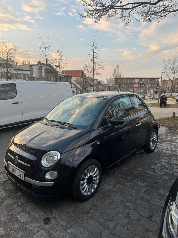 Fiat 500 TwinAir Turbo 0.9, Autos, Fiat, Particulier, Bluetooth, Essence, Hatchback, 3 portes, Boîte manuelle, Noir, Noir, Carnet d'entretien