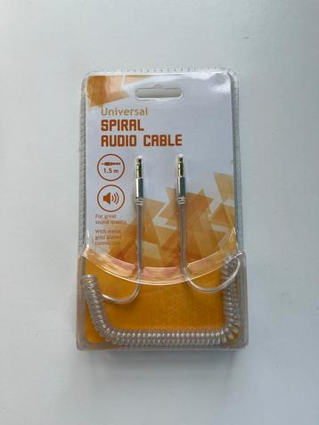 Universal spiral audio cable beschikbaar voor biedingen