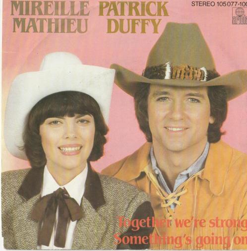 45T vinyl single van het duo Mireille Mathieu &Patrick Duffy, Cd's en Dvd's, Vinyl Singles, Zo goed als nieuw, Single, Pop, 7 inch