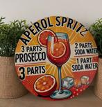 Metalen reclamebord Aperol, Ophalen of Verzenden, Reclamebord