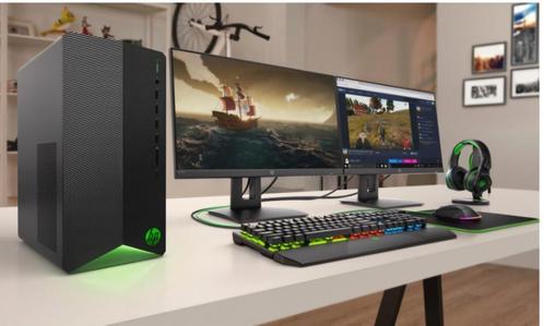 Ordinateur de bureau, Computers en Software, Desktop Pc's, Zo goed als nieuw, 4 Ghz of meer, SSD, Met videokaart, Met monitor