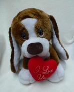 Valentijn knuffel pluchen hond I love you Baxter Russ, Hond, Ophalen of Verzenden, Zo goed als nieuw