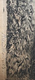 Antieke pentekening getekend Arend Hendriks, Antiek en Kunst, Ophalen