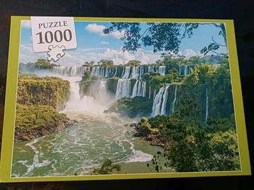 Puzzle 1000 pièces chutes d'Iguazu  beschikbaar voor biedingen