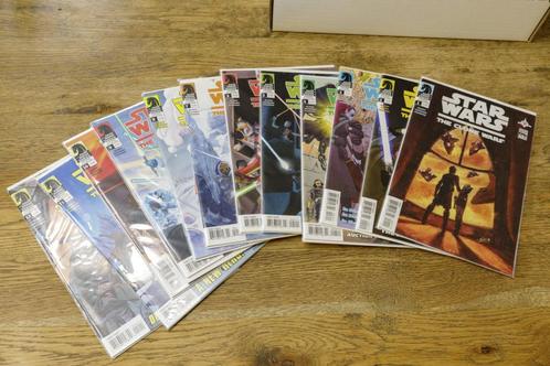 Star Wars The Clone Wars Lot 1->12, Boeken, Strips | Comics, Gelezen, Complete serie of reeks, Amerika, Ophalen of Verzenden