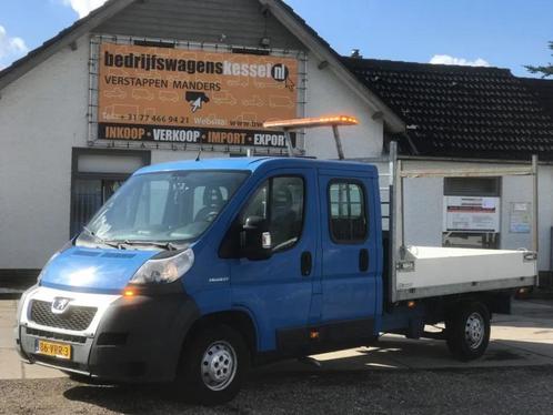 Peugeot Boxer 335 2.2 HDI 120 L3 DC Open Laadbak Pick-Up, Auto's, Bestelwagens en Lichte vracht, Bedrijf, Te koop, ABS, Centrale vergrendeling