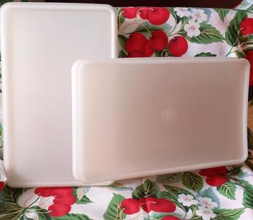 Deux grandes boite tupperware vintage 28x17x7 cm beschikbaar voor biedingen