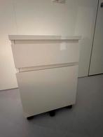 Malm kastje wieltjes Ikea., Huis en Inrichting, Ophalen, Zo goed als nieuw