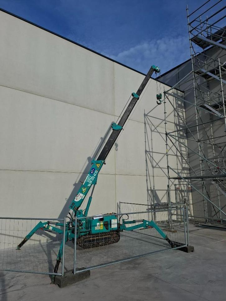 hijskraantje op rupsen, Doe-het-zelf en Bouw, Lieren en Takels, Gebruikt, Elektrisch, Ophalen