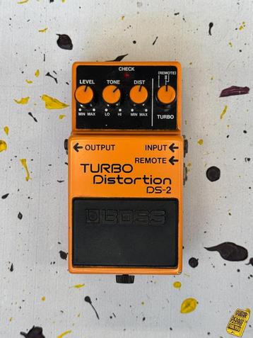 Boss Turbo Distortion DS-2 fabriqué au Japon, Musique & Instruments, Enlèvement ou Envoi, Utilisé, Distortion, Overdrive ou Fuzz