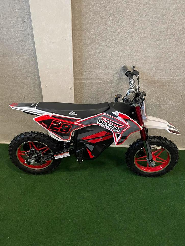 Nieuwe Ultra 1000 watt elektrische rode kinder crossmotor, Kinderen en Baby's, Speelgoed | Buiten | Accuvoertuigen, Nieuw, Ophalen