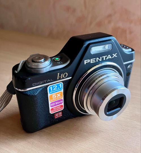 PENTAX OPTIO I-10 compact digitaal camera plus accessoires!, TV, Hi-fi & Vidéo, Appareils photo numériques, Comme neuf, Compact