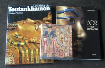 Lot 3 livres Egypte ancienne - Toutankhamon beschikbaar voor biedingen