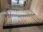 Ijzeren bed frame 180cmx220cm, Huis en Inrichting, Ophalen, Tweepersoons, Zo goed als nieuw, Bedbodem