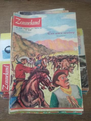 ZONNELAND /  OUDE TIJDSCHRIFTEN  beschikbaar voor biedingen