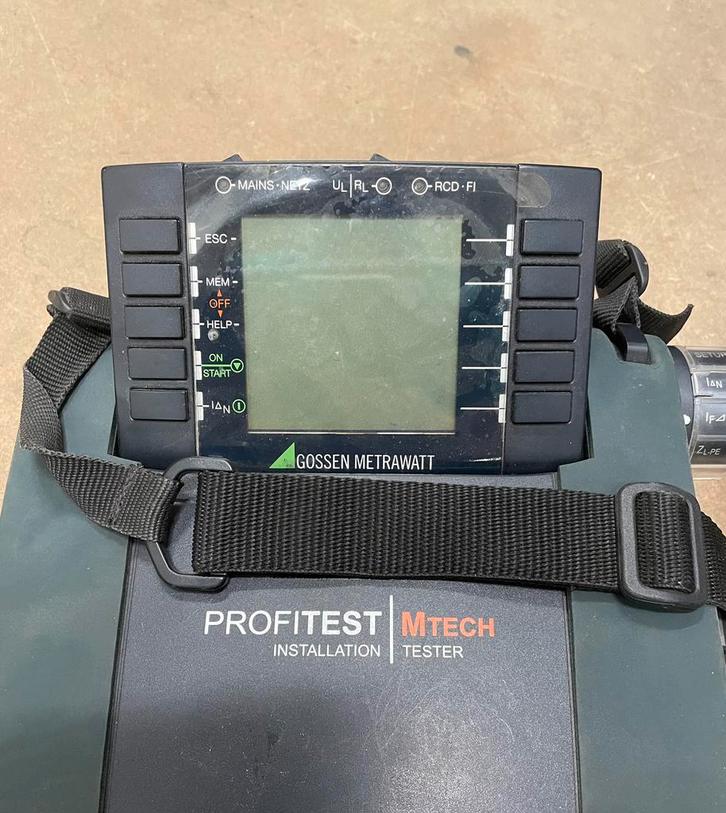 Gossen Metrawatt Profitest MTECH+ installatietester, Doe-het-zelf en Bouw, Meetapparatuur, Zo goed als nieuw, Ophalen of Verzenden