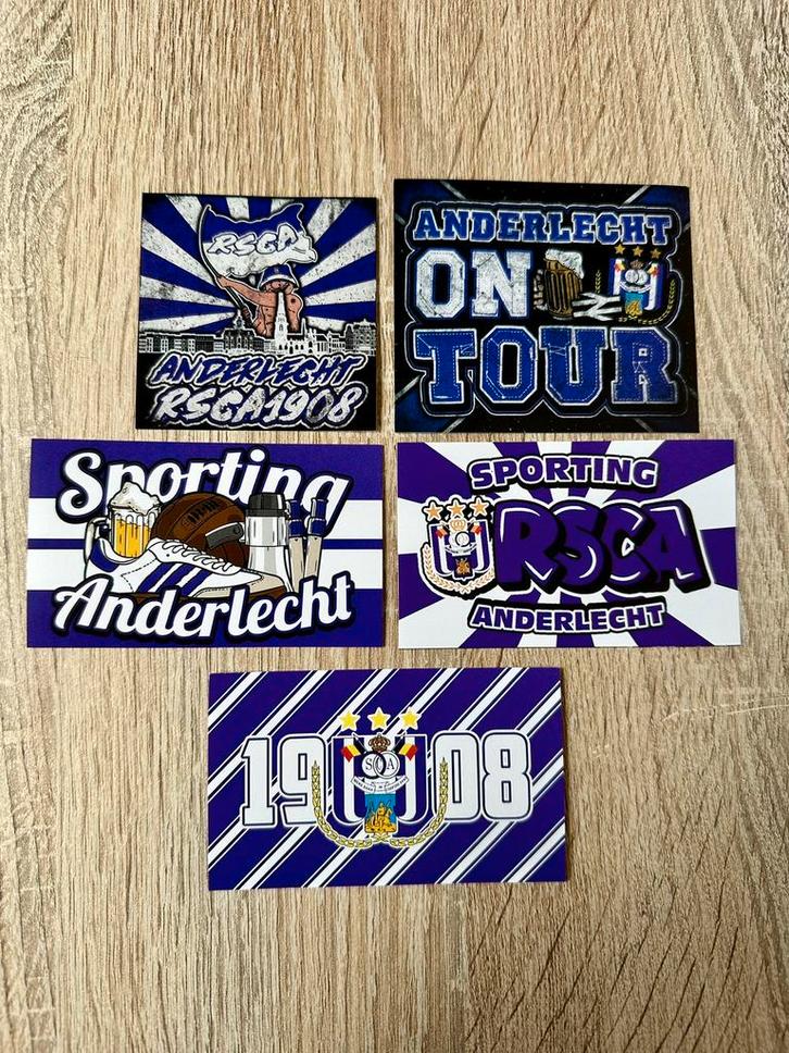 Autocollants RSC Anderlecht, Collections, Articles de Sport & Football, Neuf, Enlèvement ou Envoi